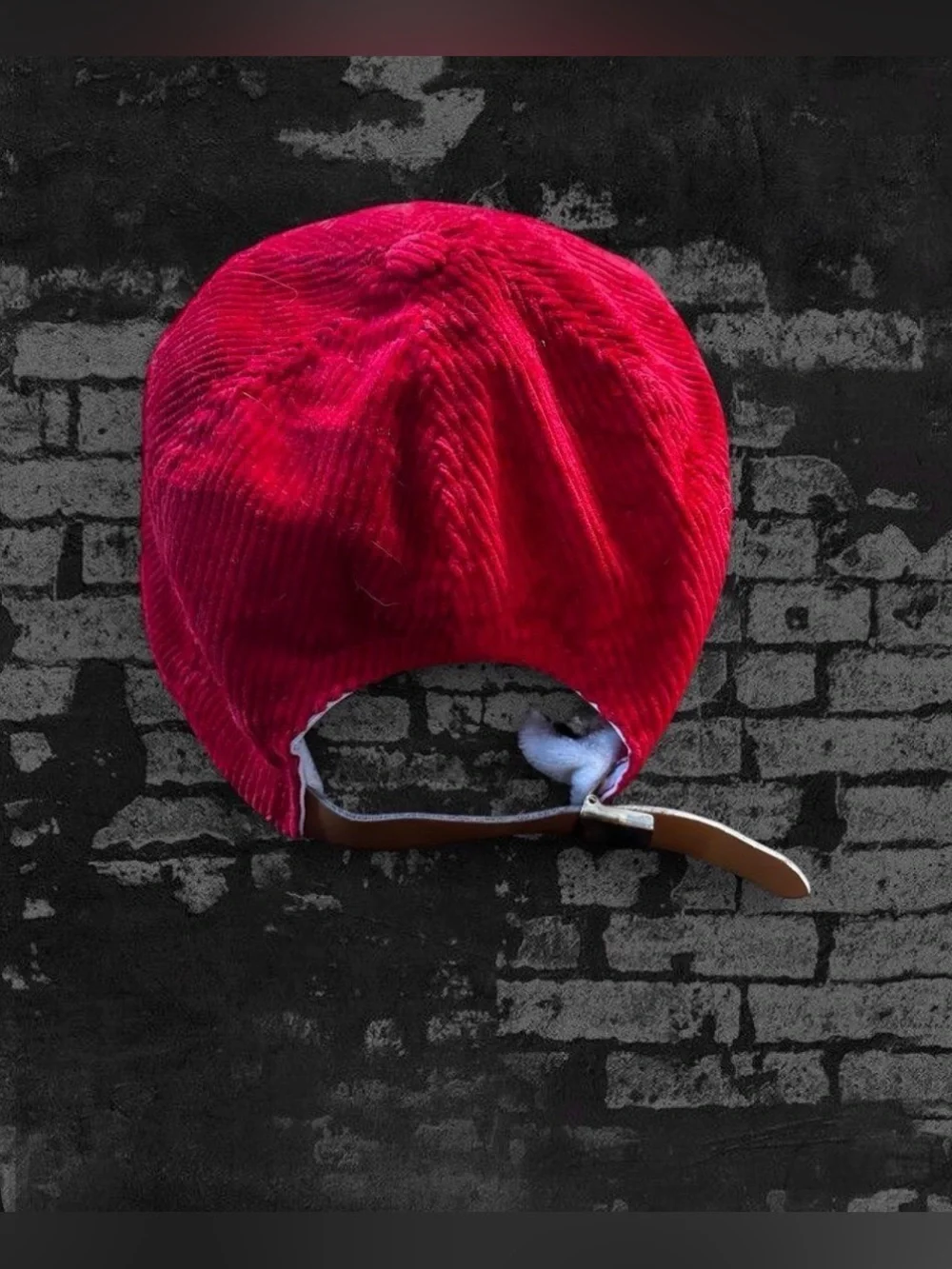 Jim Beam Red Corduroy Rope Cap